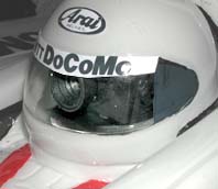 CCD in helmet